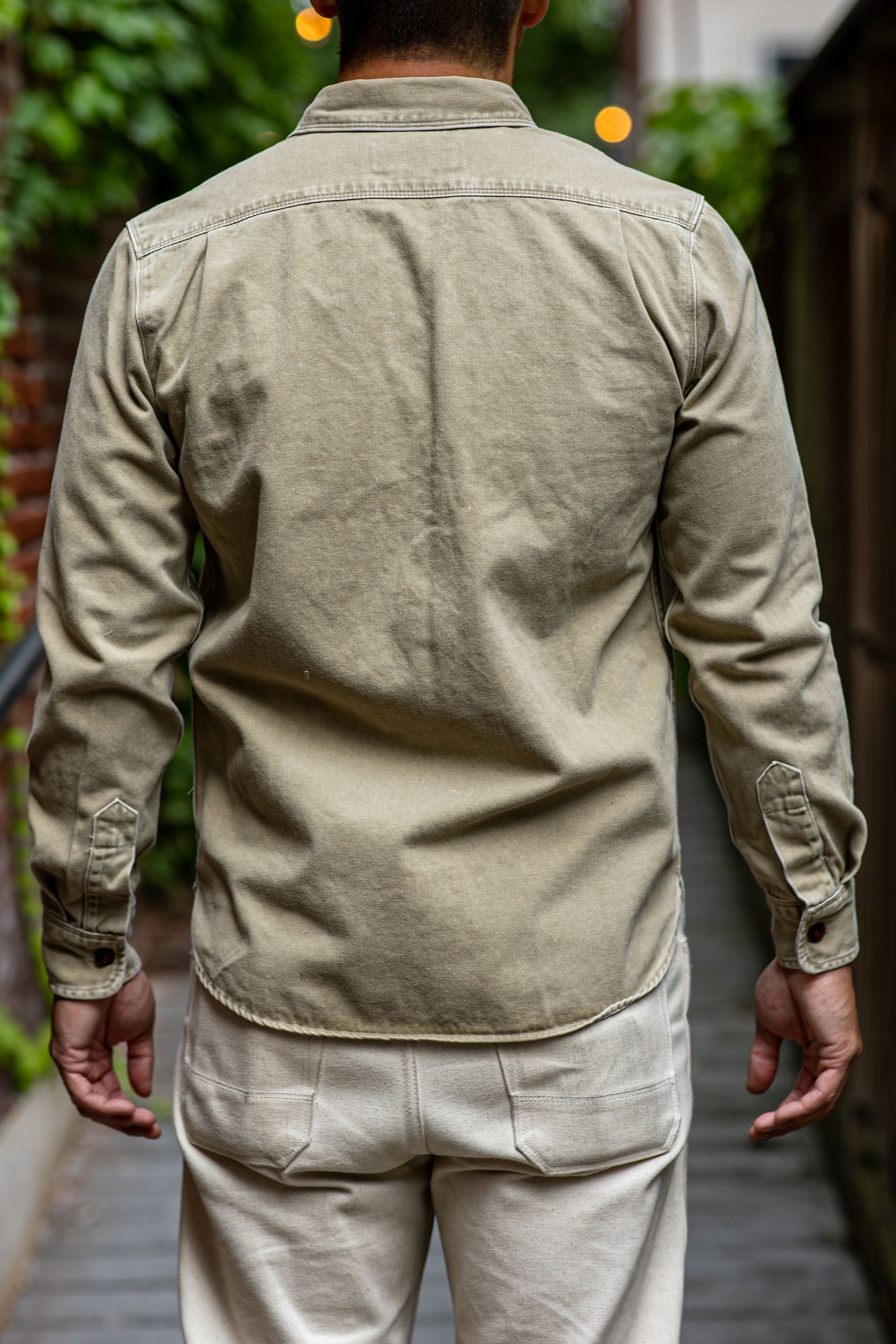 Freenote Cloth Utility - Khaki Red Buttons