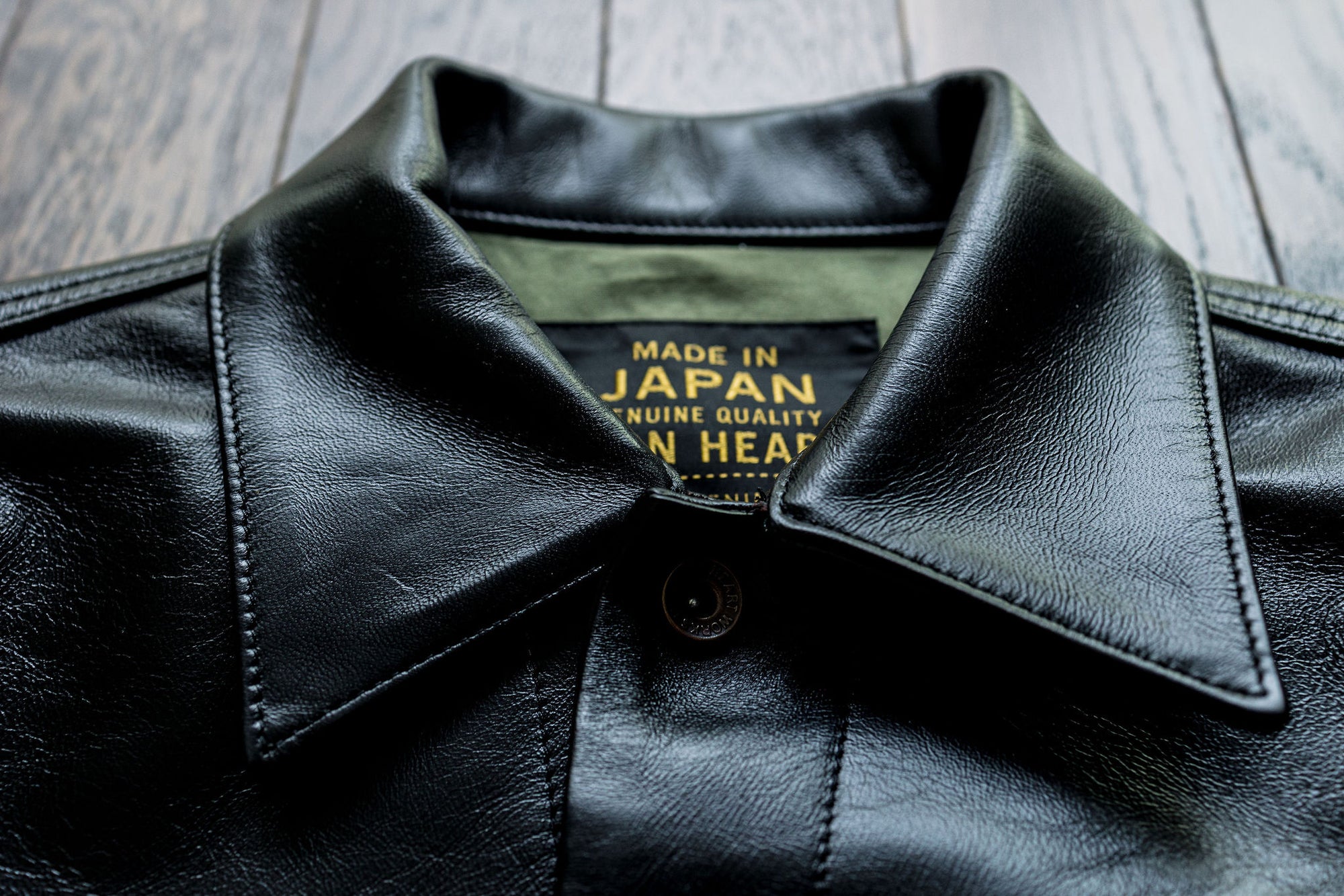 Iron Heart IHJ-64-BLK Horsehide Modified Type III Jacket - Black