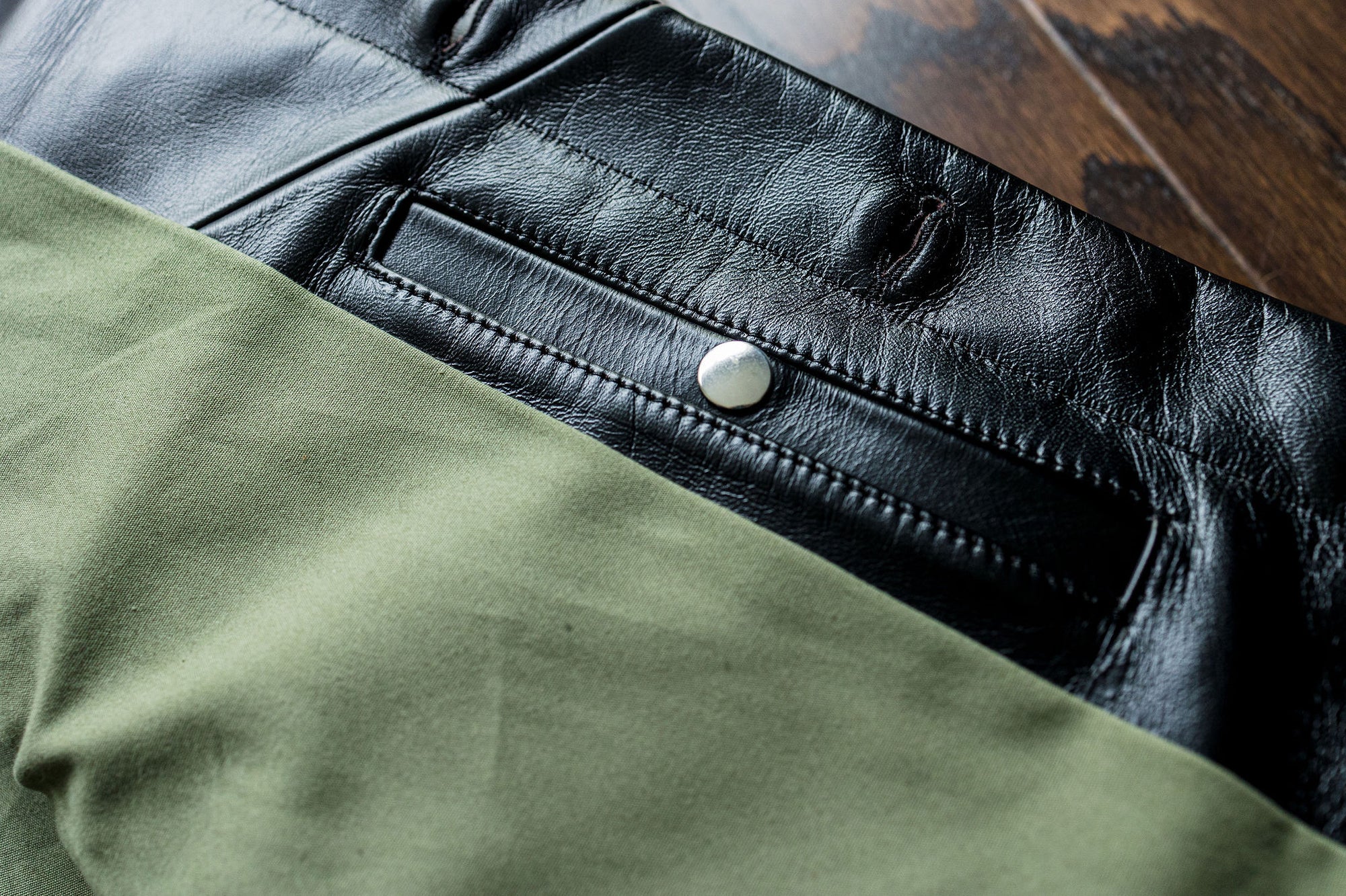 Iron Heart IHJ-64-BLK Horsehide Modified Type III Jacket - Black