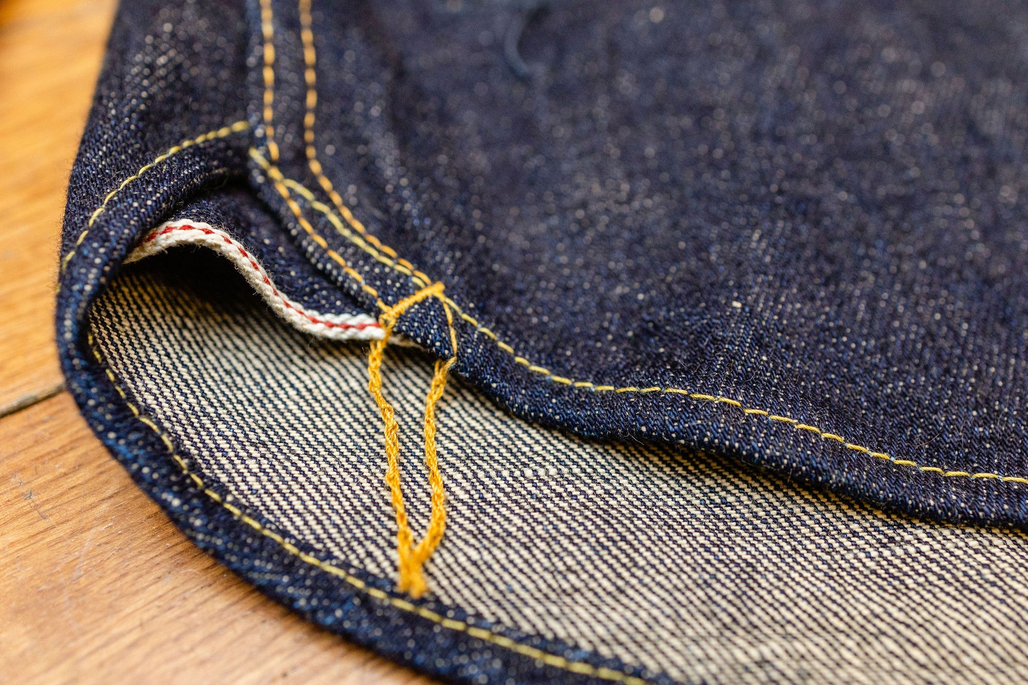 Iron Heart IHSH-292-IND 18oz Vintage Selvedge Denim CPO Shirt - Indigo
