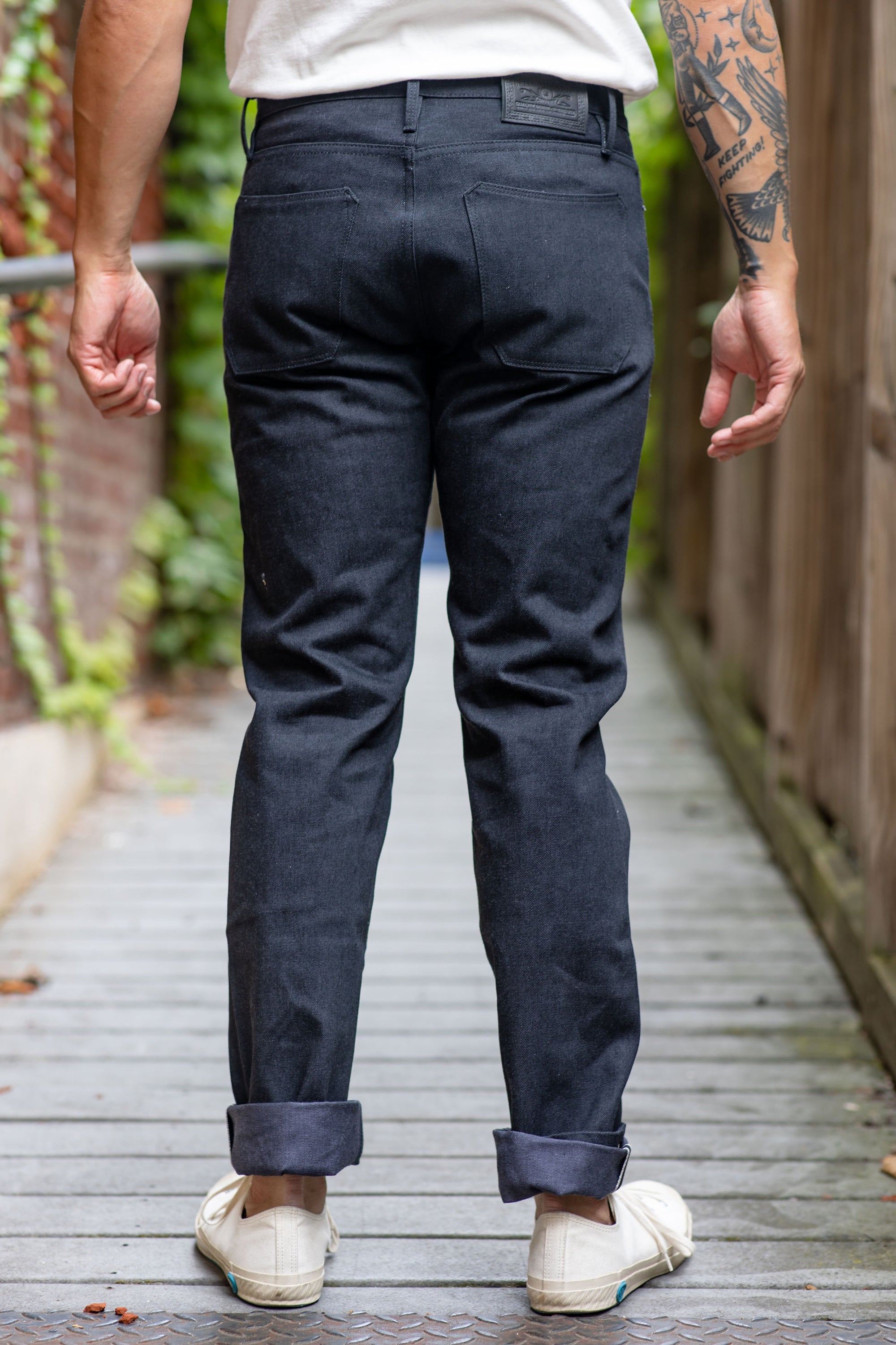 Freenote Cloth Portola Taper - 14.25oz Black Grey Denim