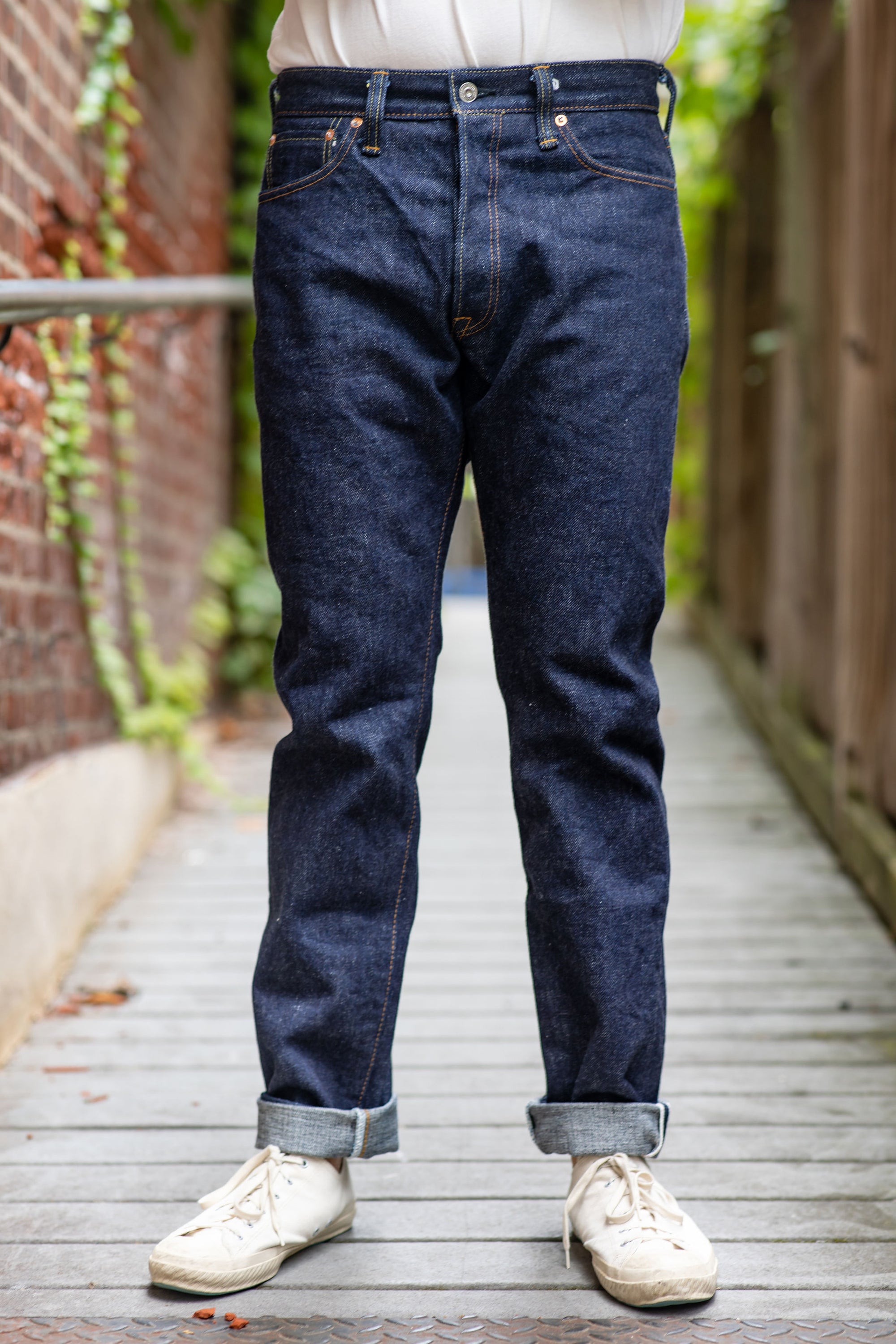 Samurai S520XX21oz 21oz Cho-Kiwami Selvedge Regular Taper - model front