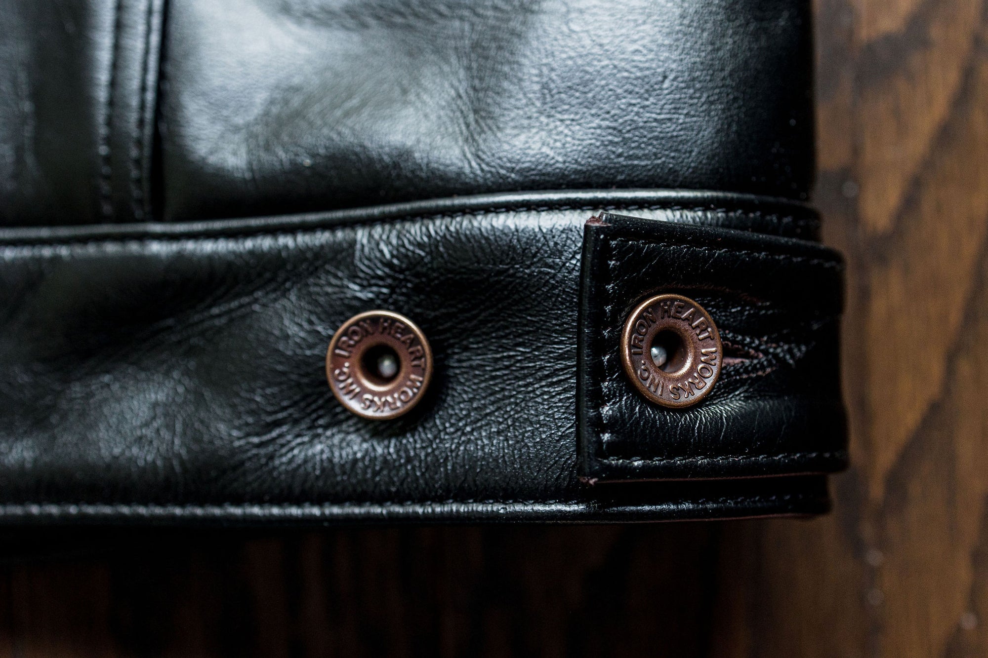 Iron Heart IHJ-64-BLK Horsehide Modified Type III Jacket - Black