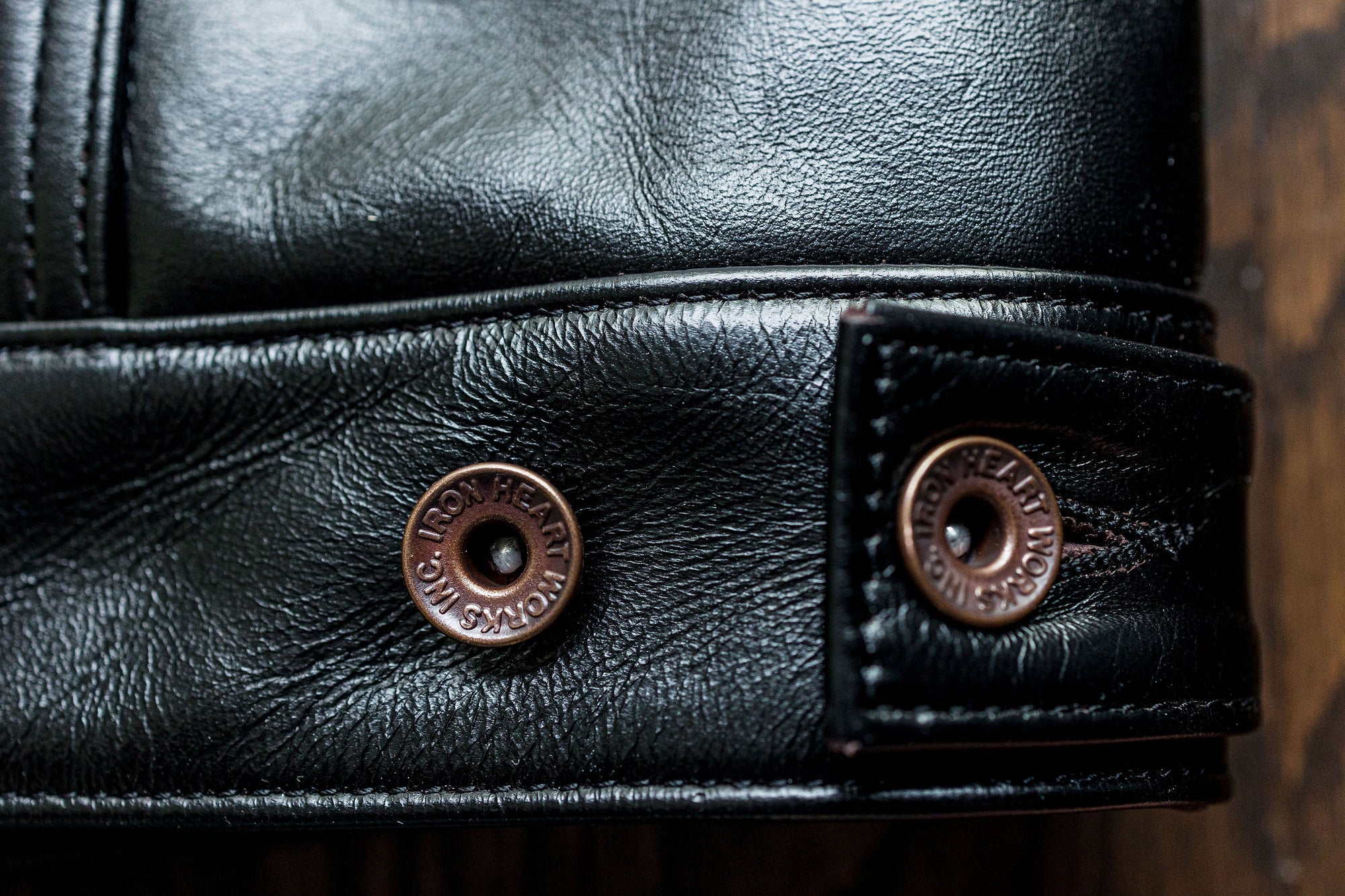 Iron Heart IHJ-64-BLK Horsehide Modified Type III Jacket - Black