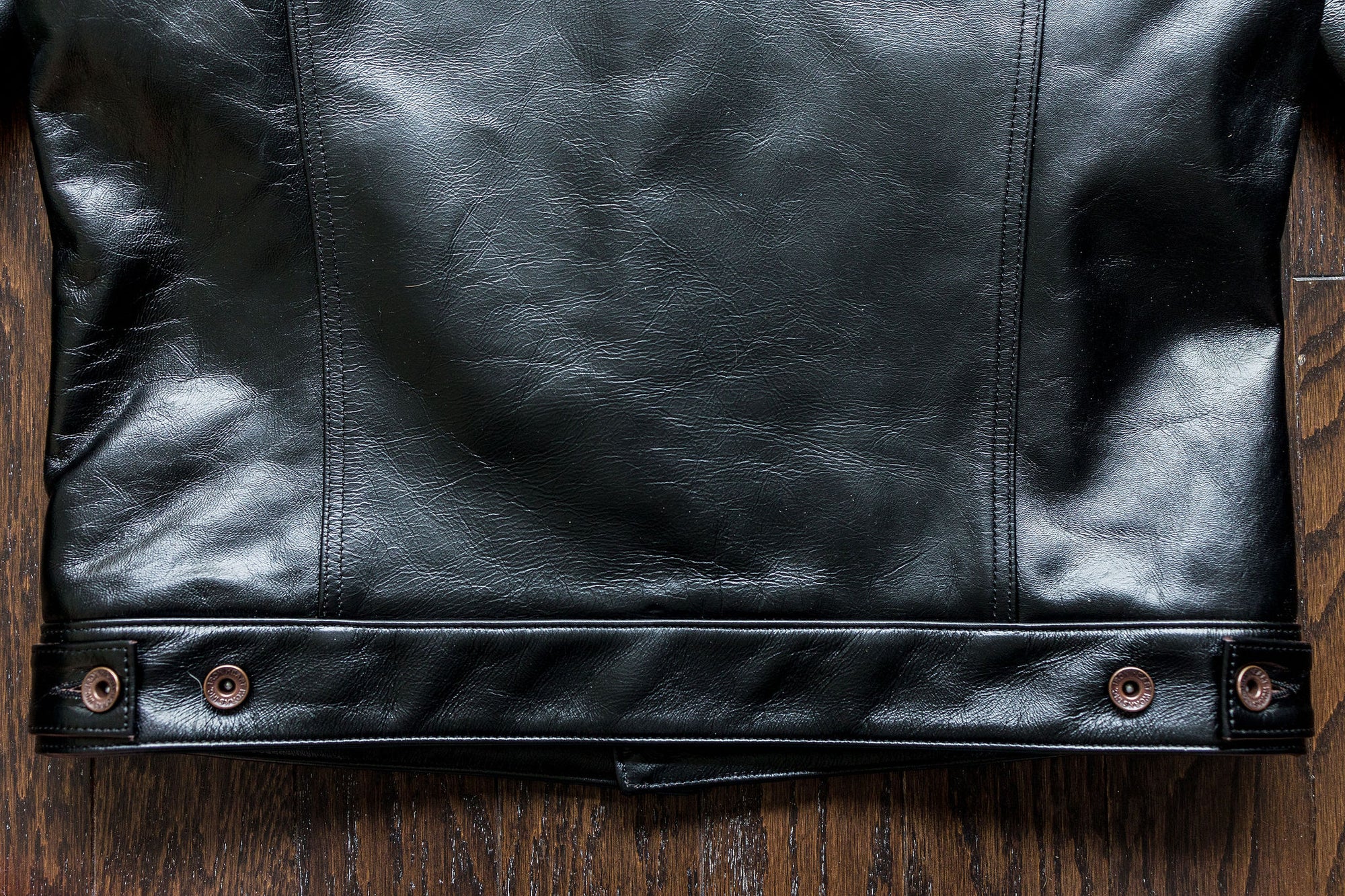 Iron Heart IHJ-64-BLK Horsehide Modified Type III Jacket - Black