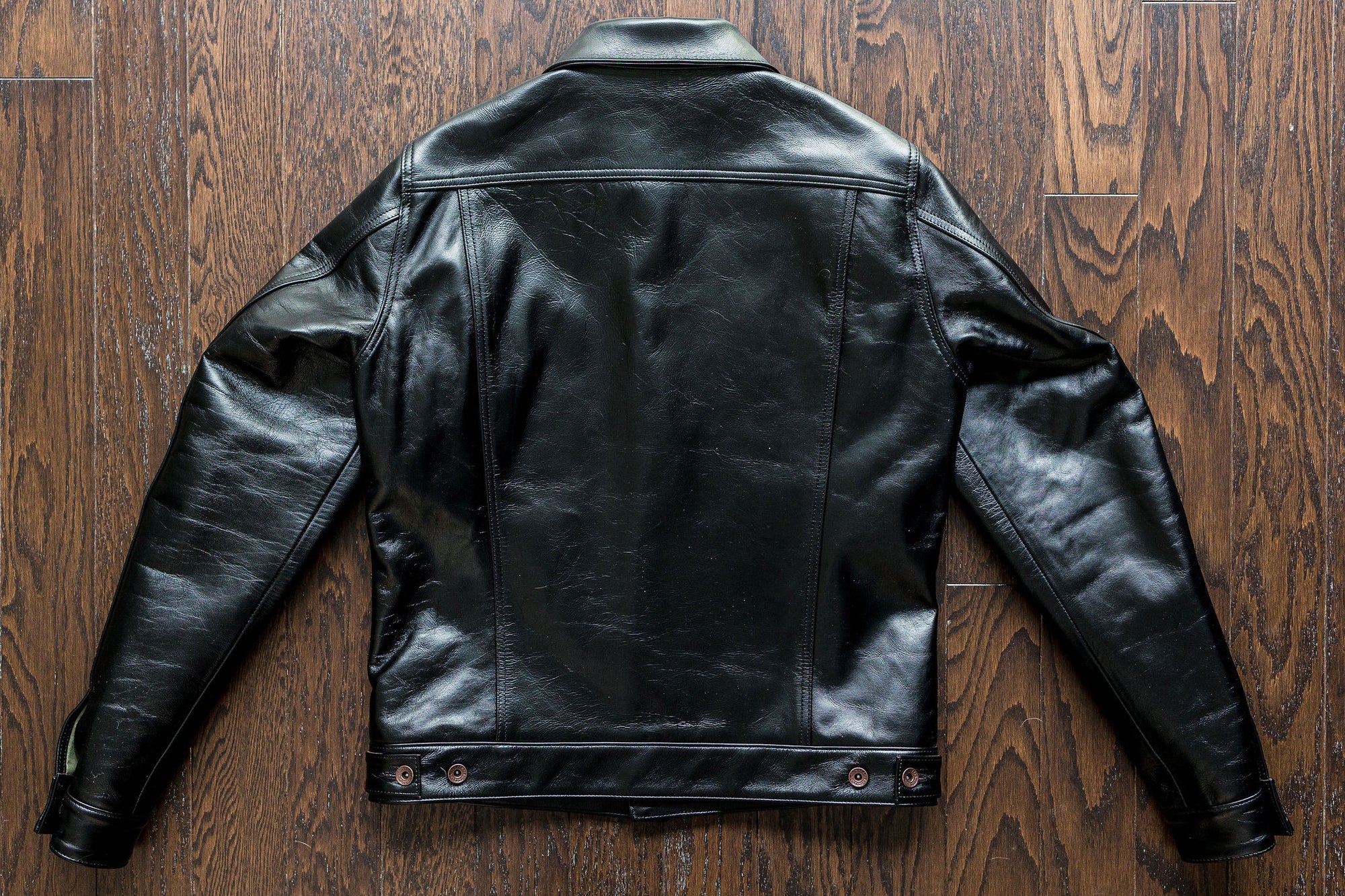 Iron Heart IHJ-64-BLK Horsehide Modified Type III Jacket - Black