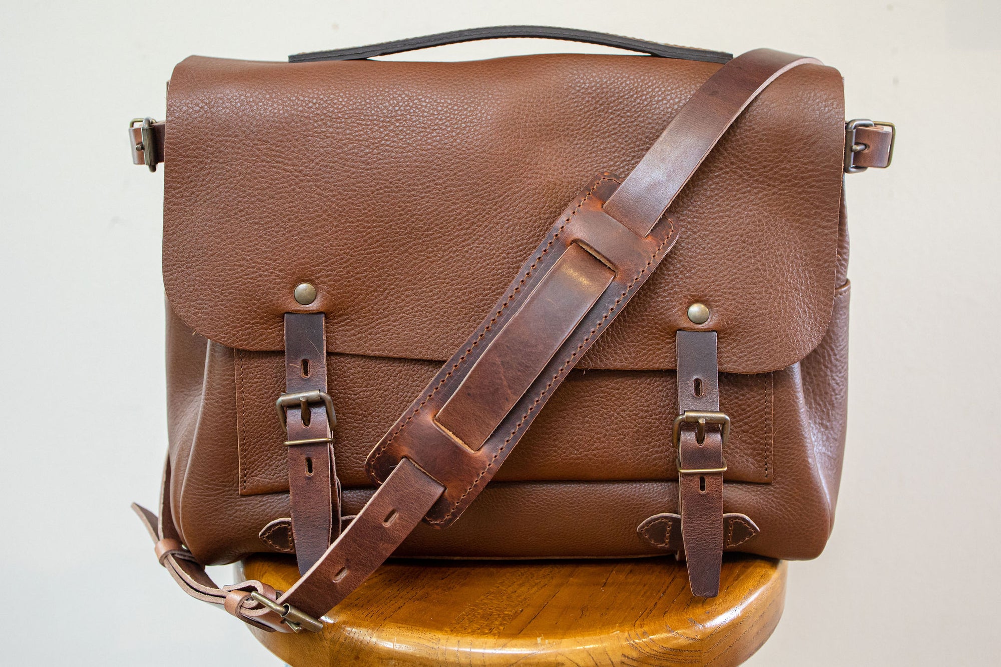 Bleu de Chauffe Postman Bag Eclair M - Cuba Libre