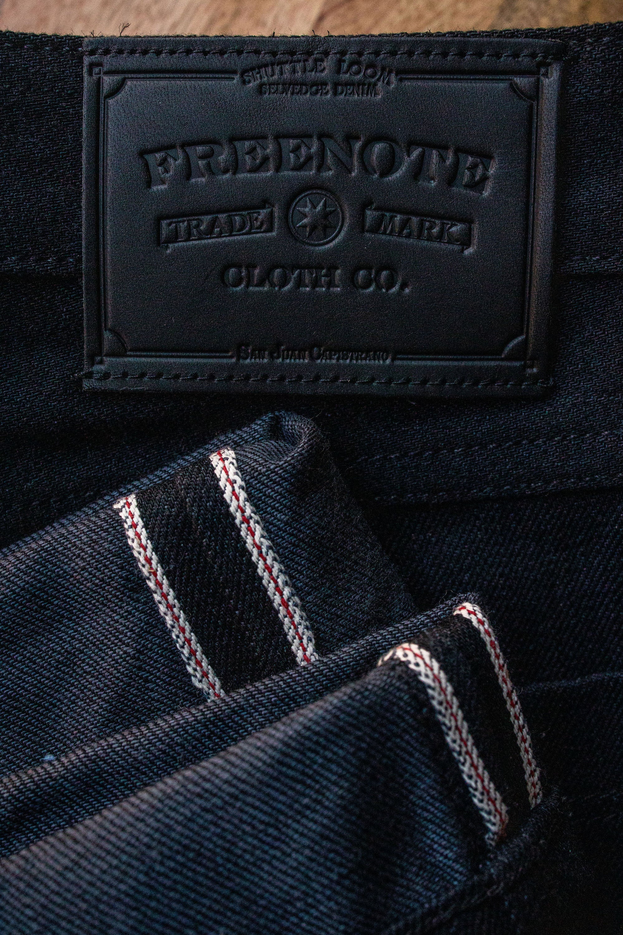Freenote Cloth Rios - 14.25oz Black Grey