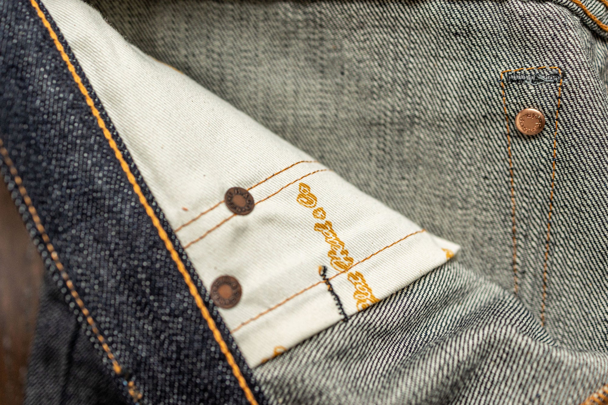 The Flat Head 3004 Straight Tapered - 14.5oz Selvedge Denim (Unsanforized)
