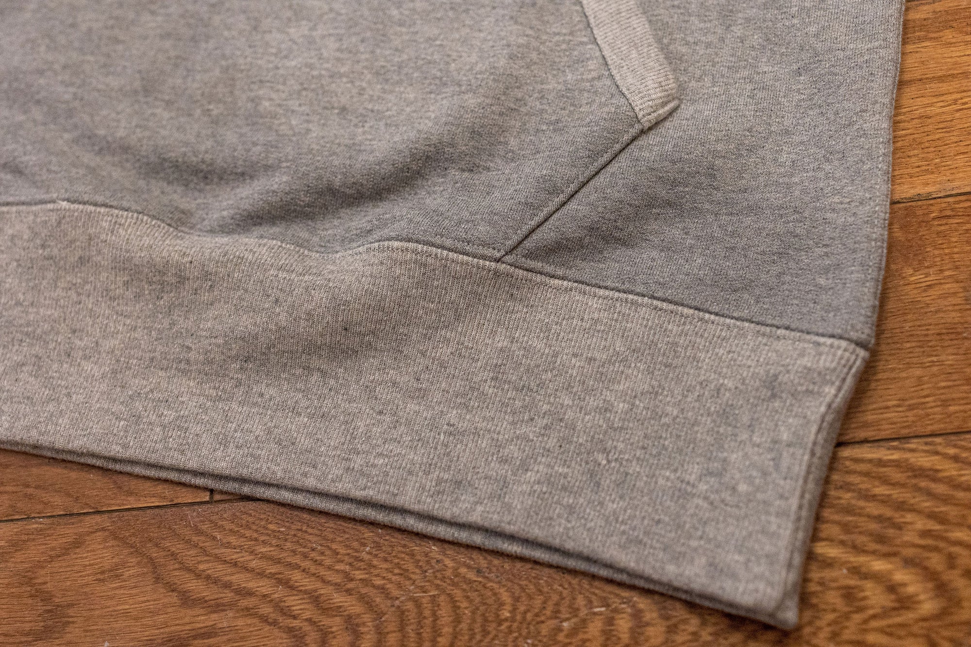 Merz b. Schwanen 382 Loopwheel Hoodie - Grey Melange