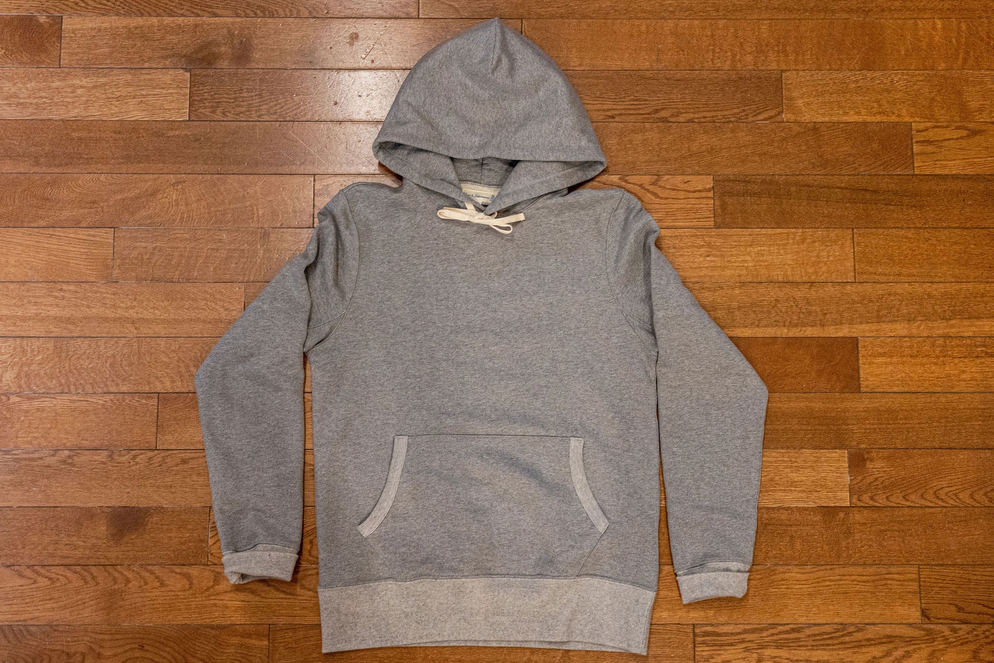 Merz b. Schwanen 382 Loopwheel Hoodie - Grey Melange