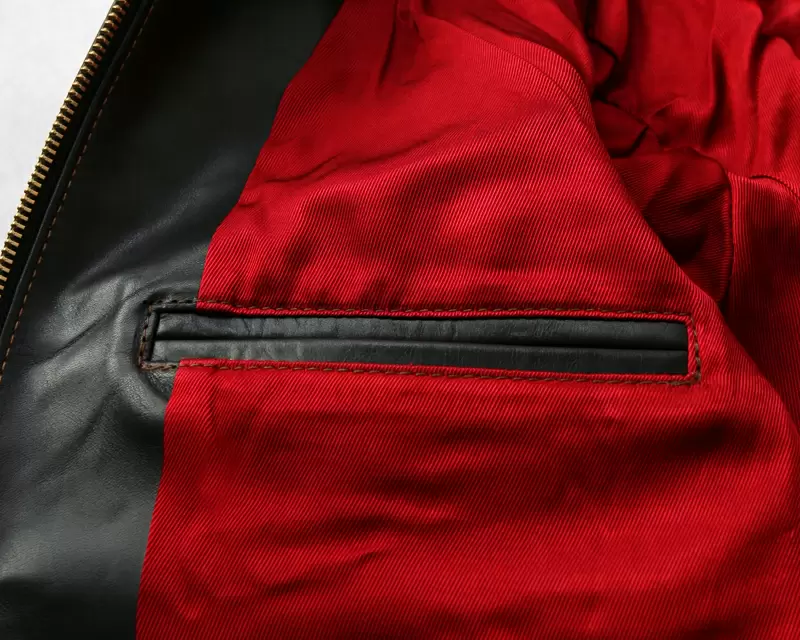 The Flat Head FN-LJ-HS001 Horsehide Single Riders Jacket - Black