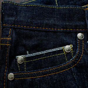 Samurai S004JP 15oz Yamato Series Slim Tapered - coin pocket details