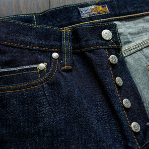 Samurai S004JP 15oz Yamato Series Slim Tapered - button fly details