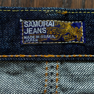 Samurai S004JP 15oz Yamato Series Slim Tapered - label details