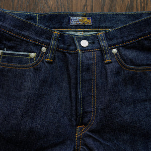 Samurai S004JP 15oz Yamato Series Slim Tapered - flat lay front details