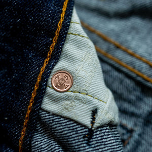 Samurai S0511XXII 15oz Otokogi Selvedge Slim Tapered - rivet detail
