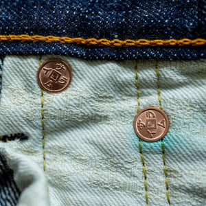 Samurai S0511XXII 15oz Otokogi Selvedge Slim Tapered - rivet detail