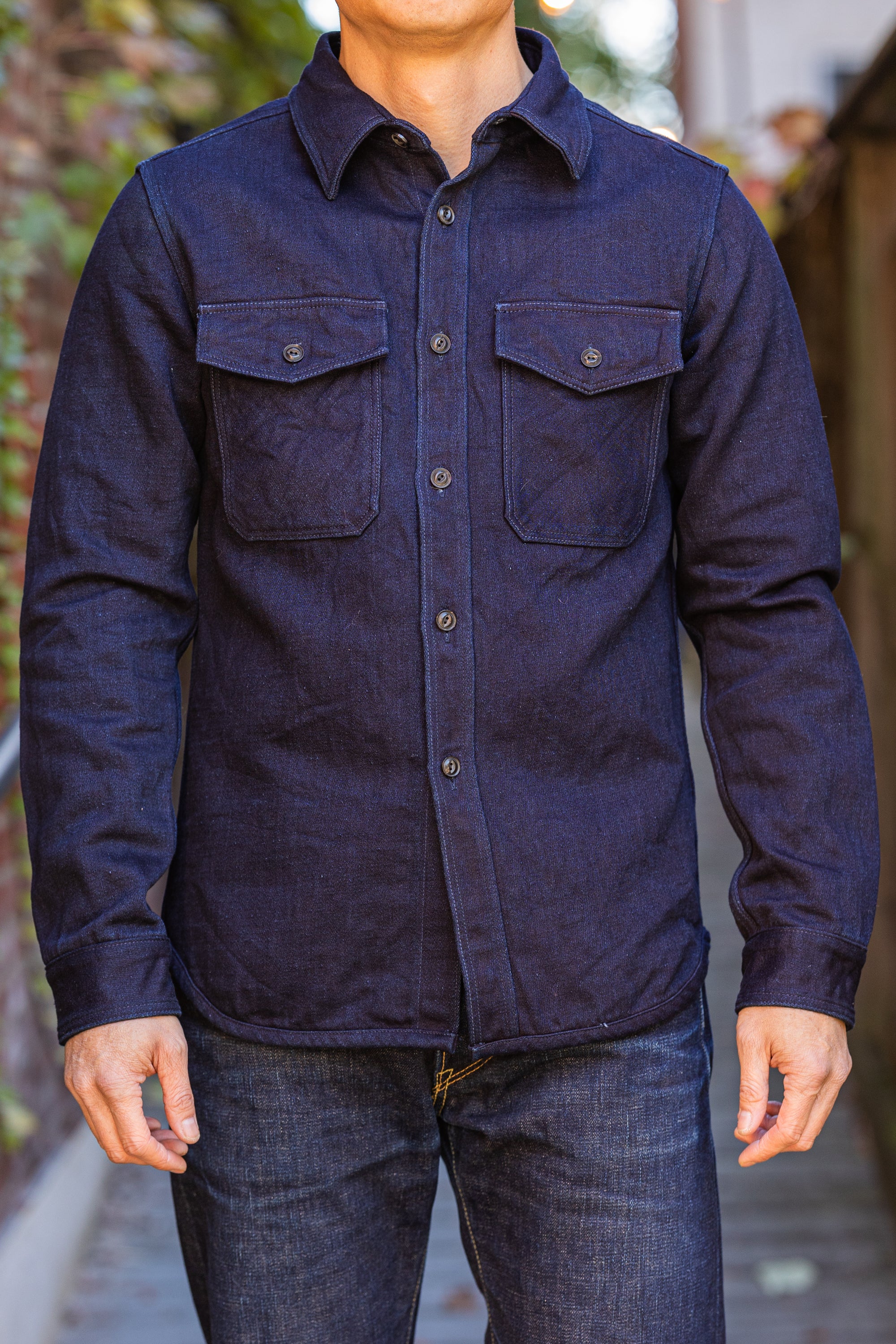 UES 502256 Tricotine Shirt - Indigo