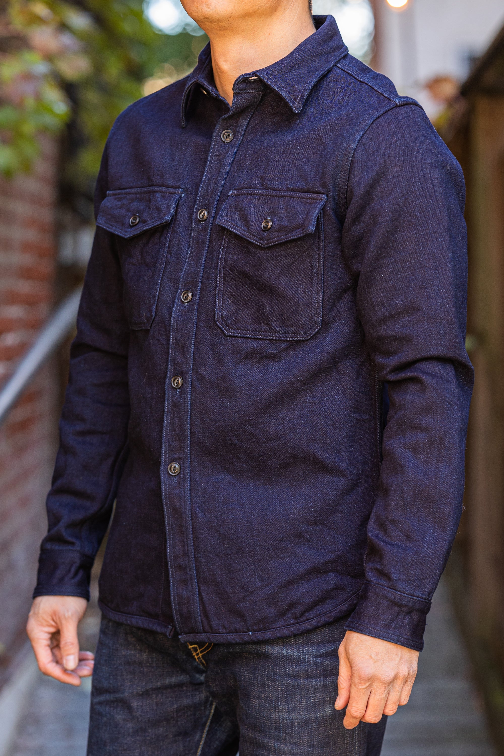 UES 502256 Tricotine Shirt - Indigo
