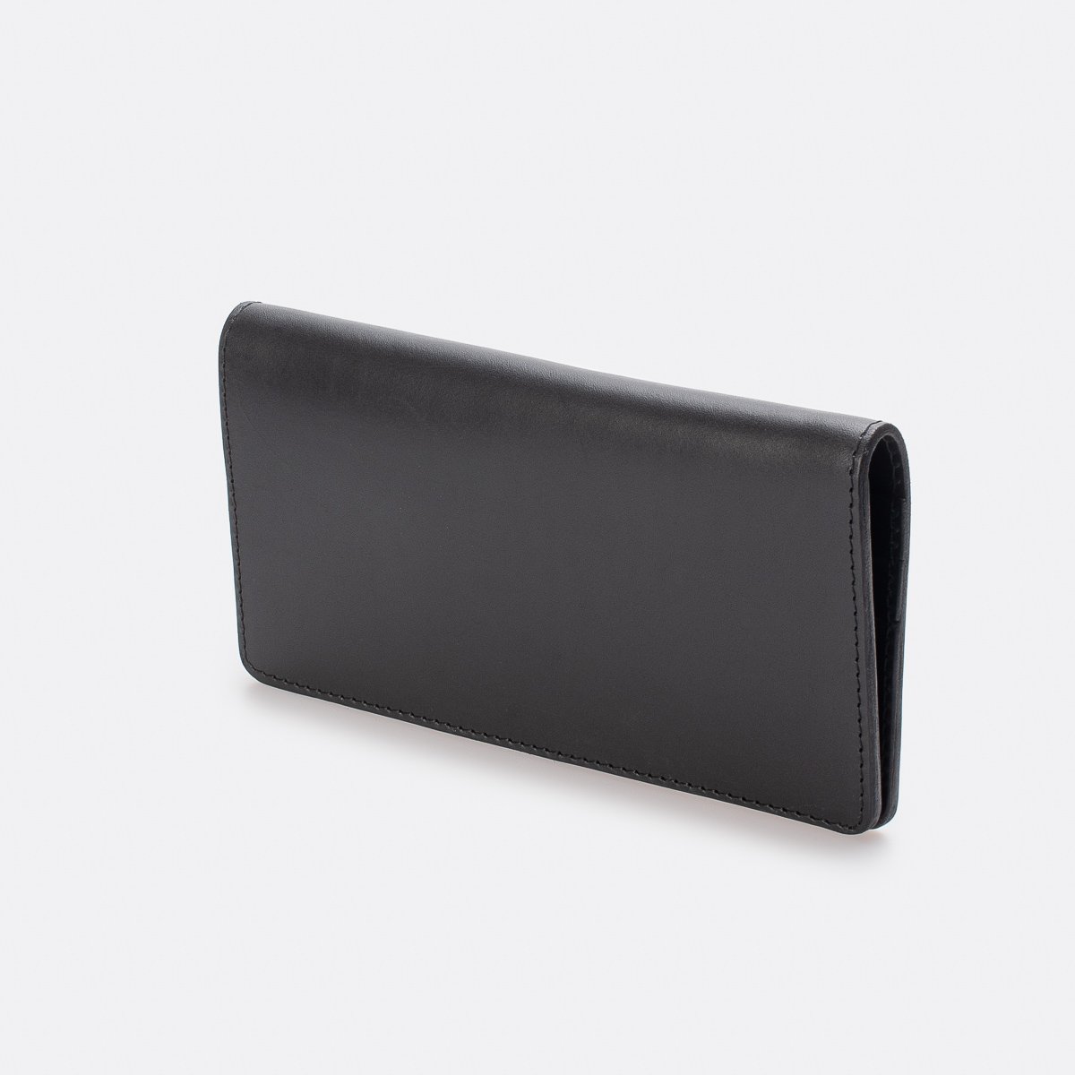 Obbi Good Label Kingsman Coat Long Wallet - Black - Outside displayed on white background
