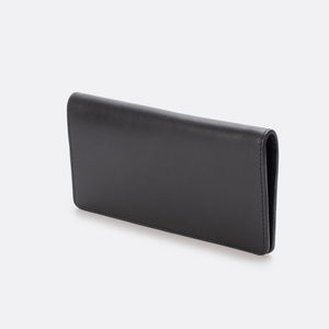 Obbi Good Label Kingsman Coat Long Wallet - Black - Outside displayed on white background