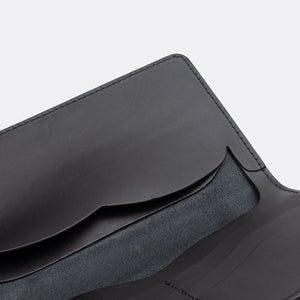 Obbi Good Label Kingsman Coat Long Wallet - Black - Detail of inside pocket