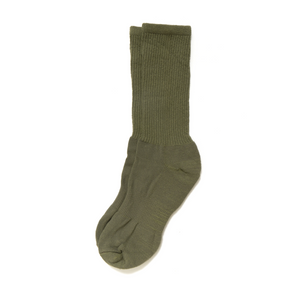 American Trench Mil-Spec Socks in olive laid flat