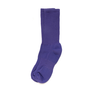 American Trench Mil-Spec Socks in purple laid flat