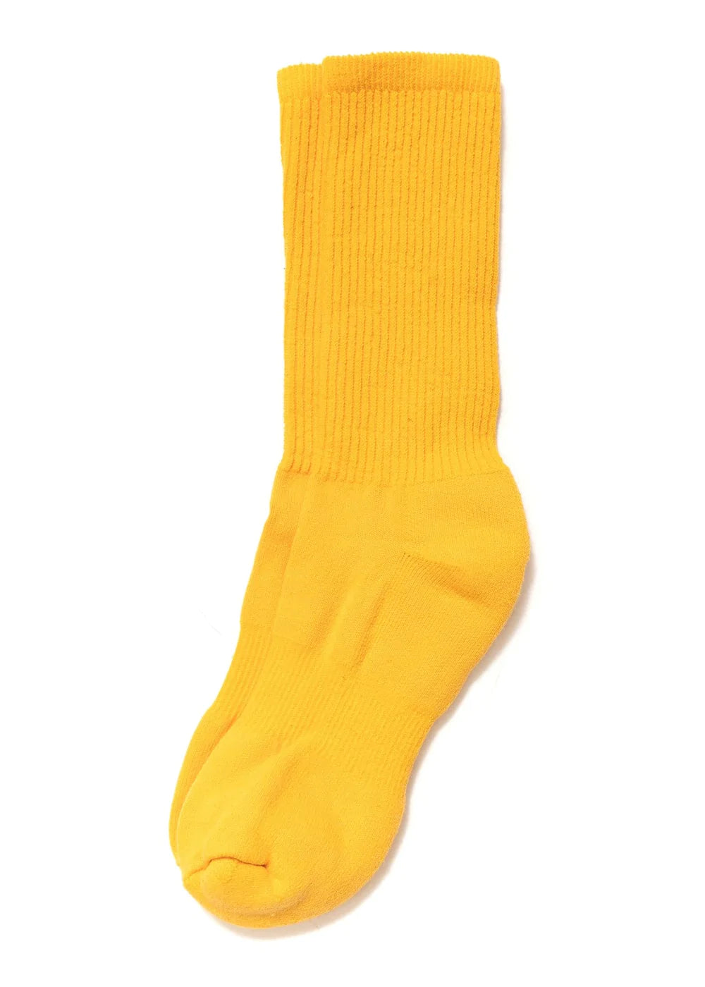 American Trench Mil-Spec Socks in yellow laid flat